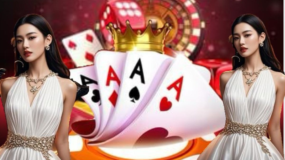 Meja Teen Patti dengan dealer dan pemain menggunakan antarmuka obrolan sasuke168